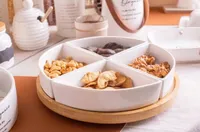 SERVEERIMISKOMPLEKT ALTOM DESIGN 5-OSALINE VALGE/BAMBUS