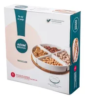 SERVEERIMISKOMPLEKT ALTOM DESIGN 5-OSALINE VALGE/BAMBUS