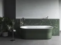 AKRÜÜLVANN RAVAK YPSILON 180X80CM GREY GREEN/VALGE