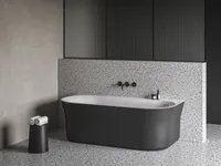 AKRÜÜLVANN RAVAK YPSILON WALL 178X86CM MUST/VALGE