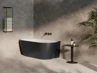 AKRÜÜLVANN RAVAK FREEDOM CORNER II TEC L 175X86CM VASAK, MUST/VALGE