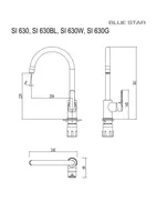 KÖÖGISEGISTI BLUE STAR SIENA SI 630 KROOM