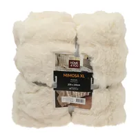 PLEED MIMOSA XL 200X230CM, VALGE