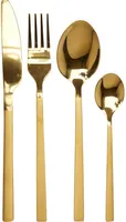 SÖÖGIRIISTADE KOMPLEKT 16-OSALINE, KULDNE
