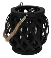 LATERN 15X14CM BAMBUS