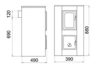 KAMIN SISSI MAXI MUST-HALL 7KW