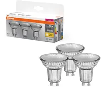 LED LAMP OSRAM BASE PAR16 4,3W GU10, 3TK PAKIS