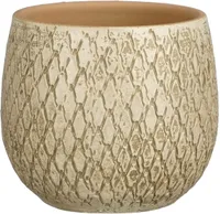 ÜMBRISPOTT MICA DECORATIONS MADEIRA Ø14CM KREEM