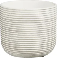 ÜMBRISPOTT MICA DECORATIONS SAMUEL Ø15CM VALGE