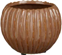 ÜMBRISPOTT MICA DECORATIONS JOVI Ø14,5CM PRUUN