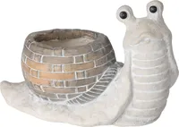 AIAKUJU TIGU LILLEPOTIGA MGO, 40X23X26,5CM HALL/PRUUN