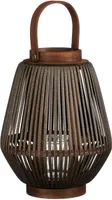 LATERN MICA DECORATIONS CELIE Ø22CM PRUUN