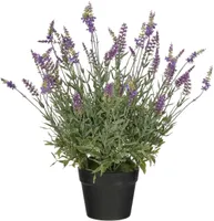 KUNSTLILL MICA DECORATIONS LAVENDEL POTIS 56X55CM LILLA