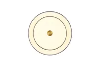 PLAFOON TRIO KEATON LED 40CM MUST MATT/MESSING