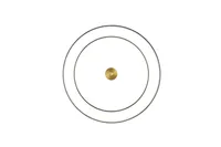 PLAFOON TRIO KEATON LED 40CM MUST MATT/MESSING