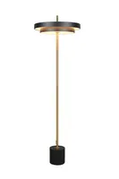 PÕRANDALAMP TRIO KEATON LED MUST MATT/MESSING