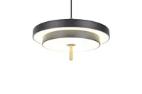 LAELAMP TRIO KEATON LED 40CM MUST MATT/MESSING