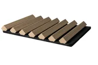 AKUSTILINE SEINAPANEEL DARNA 19X300X2600MM VALGE TAMM 0,82M² PAKIS
