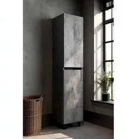 VANNITOAKAPP AQUALINE PREMIUM 170X40CM HALL BETOON