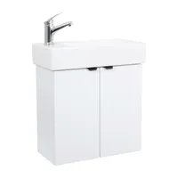 VALAMUKAPP AQUARODOS WAVE 50X25CM VALAMUGA VASAK VALGE MATT