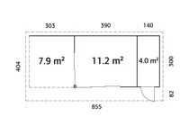AIAMAJA PALMAKO ANDREA 15,2+7,9M² SLIDE