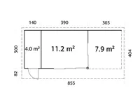 AIAMAJA PALMAKO ANDREA 15,2+7,9M² SLIDE