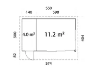 AIAMAJA PALMAKO ANDREA 15,2M² SLIDE PLUS