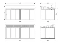 KLAASMAJA PALMAKO LUMI 16,2M² SLIDE PLUS