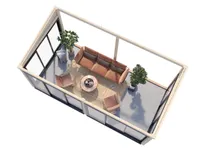 KLAASMAJA PALMAKO LUMI 11,6M² SLIDE PLUS