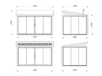 KLAASMAJA PALMAKO LUMI 11,6M² SLIDE PLUS