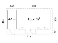 AIAMAJA PALMAKO AURELIA 19,2M²