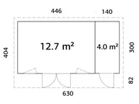 AIAMAJA PALMAKO AURELIA 16,7M²