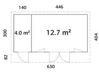 AIAMAJA PALMAKO AURELIA 16,7M²