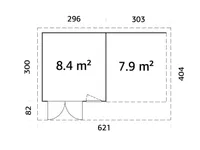 AIAMAJA PALMAKO AURELIA 8,4+7,9M²