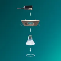 ALLVALGUSTI PERIDOT 7W RE.SÜVISTATAV KOMPLEKT RUUT NIKKEL