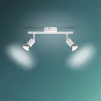 KOHTVALGUSTI LIMBALI 2X50W 230V VALGE