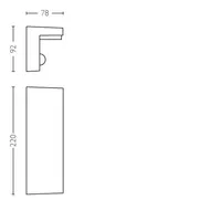 VÄLISVALGUSTI BUSTAN UE 3.8W 2700K IR ANTRATSIIT