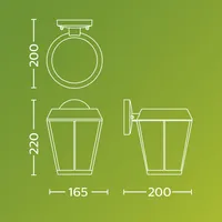 VÄLISVALGUSTI SUNERA MAX 25W MUST