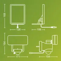 VÄLISVALGUSTI TYLUS UE SECURITY 3000K IR VALGE