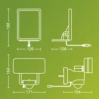 VÄLISVALGUSTI TYLUS UE SECURITY 5000K IR MUST