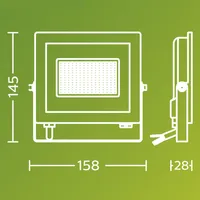 VÄLISVALGUSTI LOIS FLOOD UE 14W 5000K ANTRATSIIT