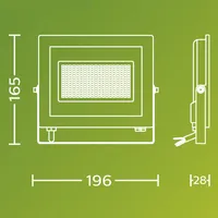VÄLISVALGUSTI LOIS FLOOD UE 24W 5000K ANTRATSIIT