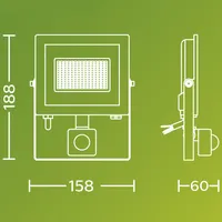 VÄLISVALGUSTI LOIS FLOOD UE 14W 5000K IR ANTRATSIIT