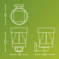 VÄLISVALGUSTI AVERY 1.8W 2700K MUST
