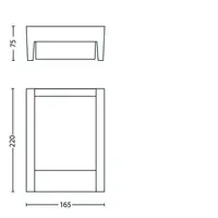 VÄLISVALGUSTI ARBOUR 1X6W 230V ANTRATSIIT