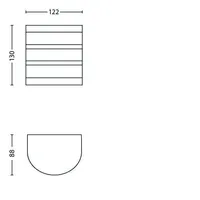 VÄLISVALGUSTI CALGARY 1X3W 230V ROOSTEVABA TERAS