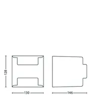 VÄLISVALGUSTI GRASS 2X4.5W SEL ANTRATSIIT