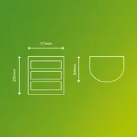 VÄLISVALGUSTI PYTHON 1X6W 2700K ANTRATSIIT