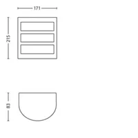 VÄLISVALGUSTI PYTHON 1X6W 2700K ANTRATSIIT
