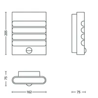 VÄLISVALGUSTI RACCOON 1X3W IR ANTRATSIIT